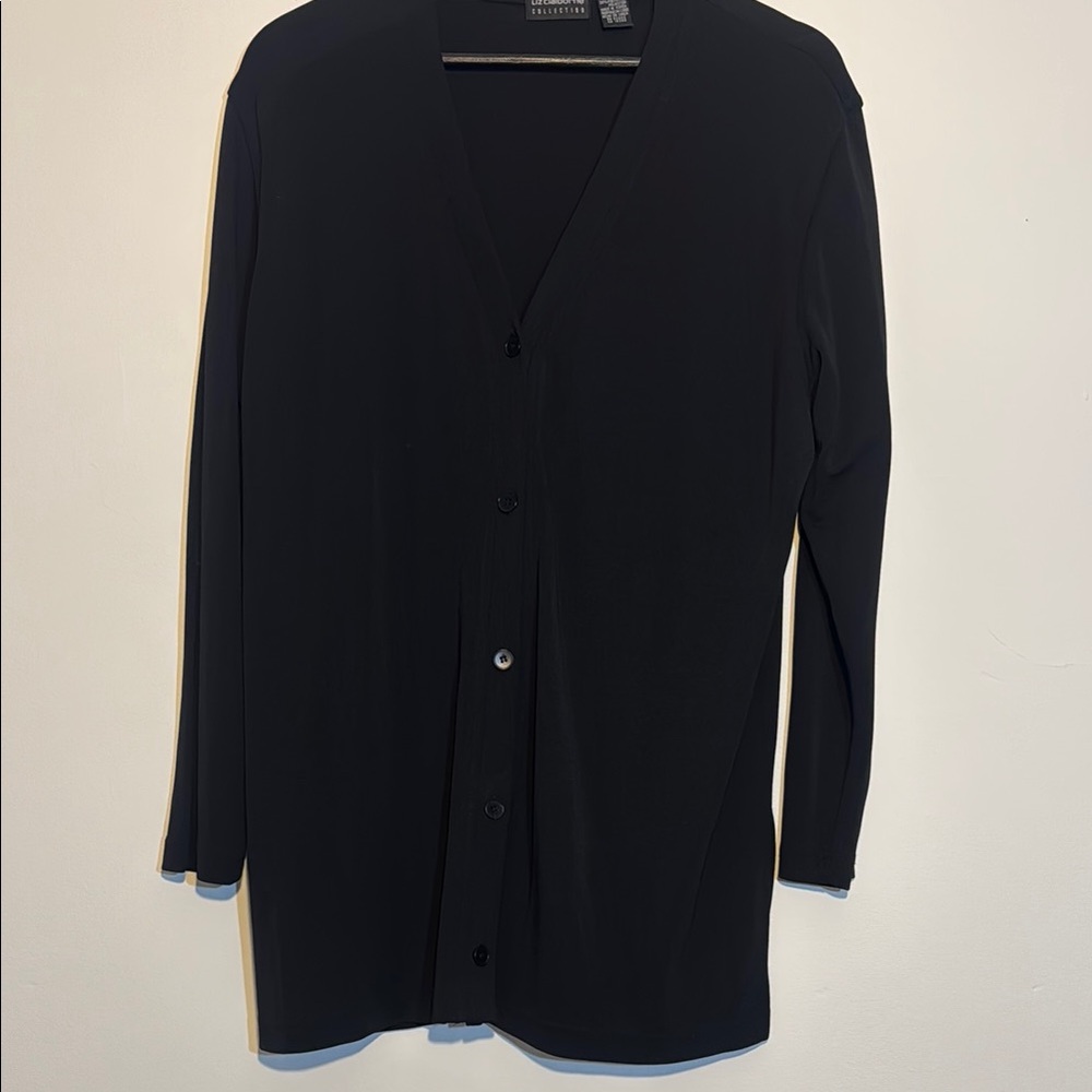 Liz Claiborne Black Cardigan Sweater